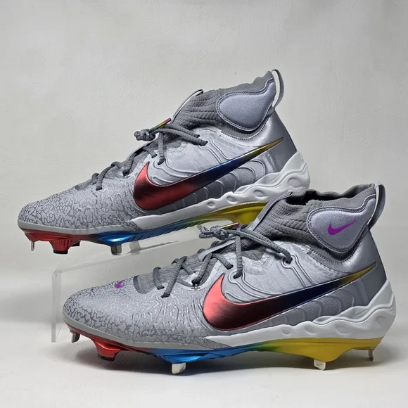 Nike Men's Alpha Huarache NXT Baseball Metal Cleats FZ3325-001 Size 14 New - Picture 3 of 11